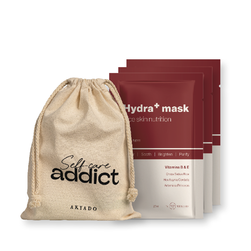 3x Hydra+ Mask dans sac 100% coton