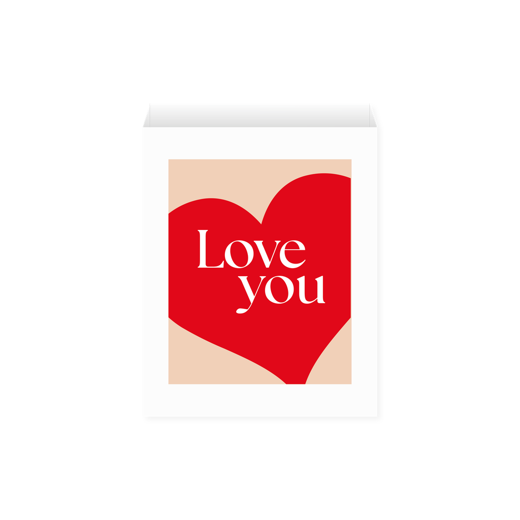 Sleeve - Housse crème à mains I Love You